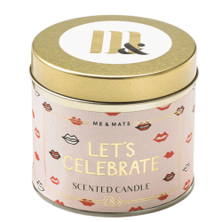 Tin scented candle - Let's...